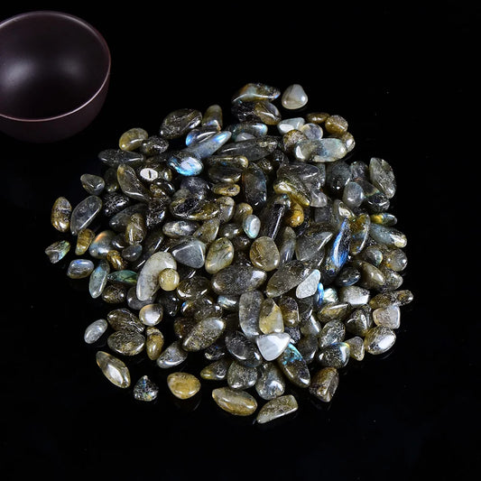 100g Natural Crystal Gravel – Rose Quartz & Amethyst for Home Decor & Healing