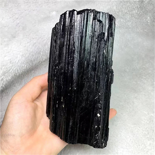 1PC Natural Black Tourmaline Gravel – Raw Crystal Stone for Healing & Energy Protection