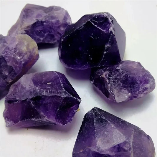 Natural Amethyst Raw Energy  Gemstone Healing Crystal Mineral Quartz Reiki Chakra style crystal gemstone Aromatherapy Stone
